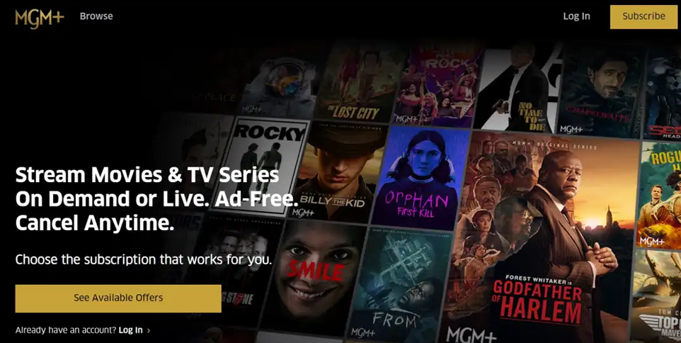 How to Unblock and Watch MGM+ outside USA